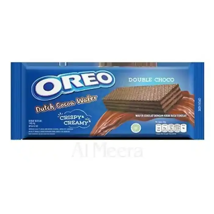 Oreo Double Chocolate Chocolate Wafer Biscuits 117g