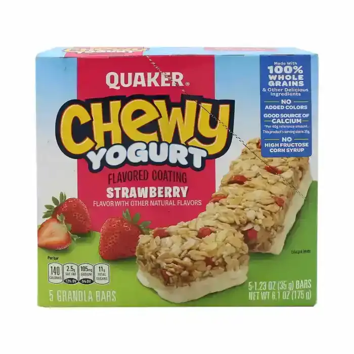 Quaker Chewy Yogurt Strawberry Granola Bars 5S 173G