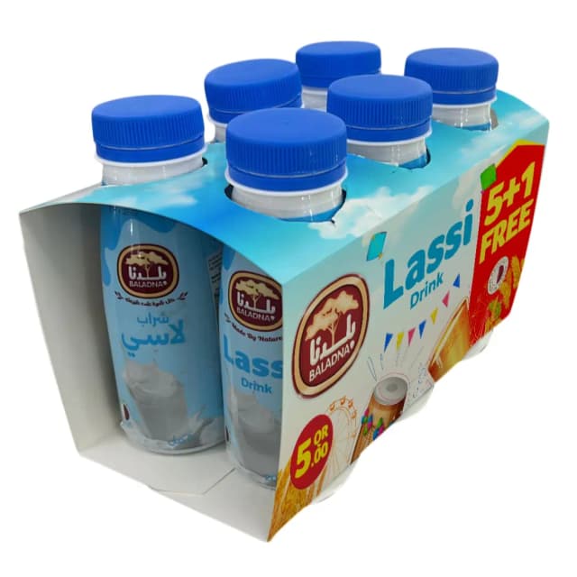 Baladna Low Fat Lassi Drink Promo Multipack 200ml (5+1)