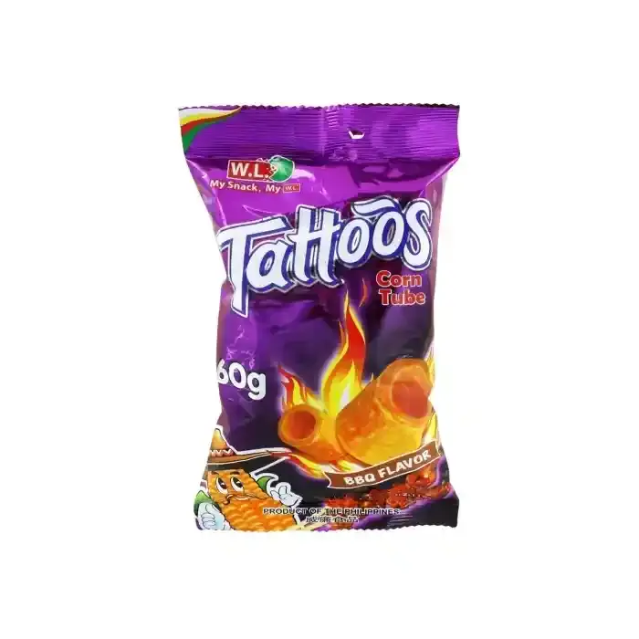 W.L. Tattoos Corn Tube Barbecue 60g