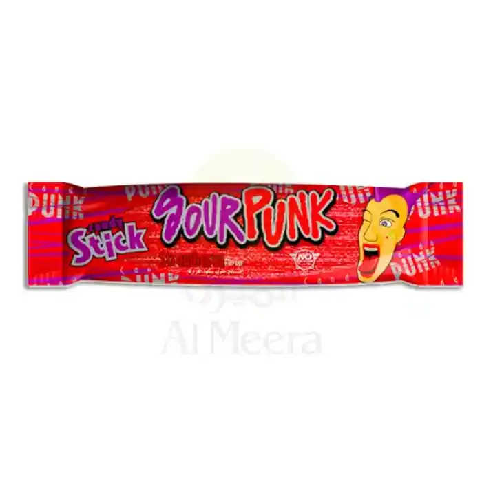 Sour Punk Candy Stick Strawberry 50g