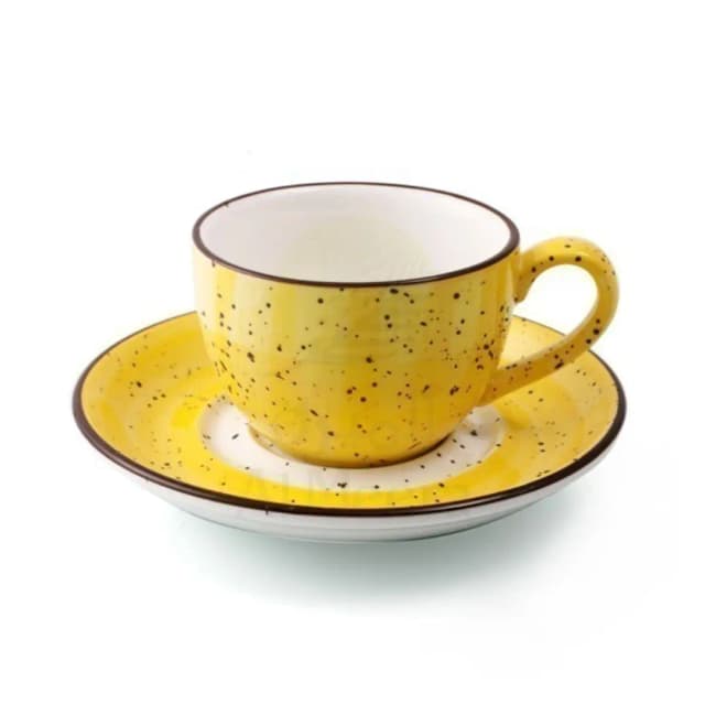 Porceletta H.P Decor Cup 6 x 4.5 cm & Saucer 12 cm 08-1397DY