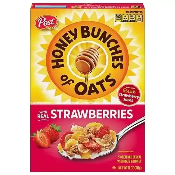 Post Hny Bunches Oats Strawberry Cereal 311G
