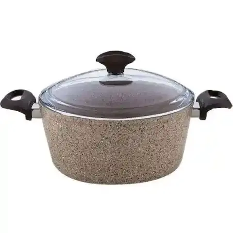 Falez Casserole Creamy Granite 28 cm