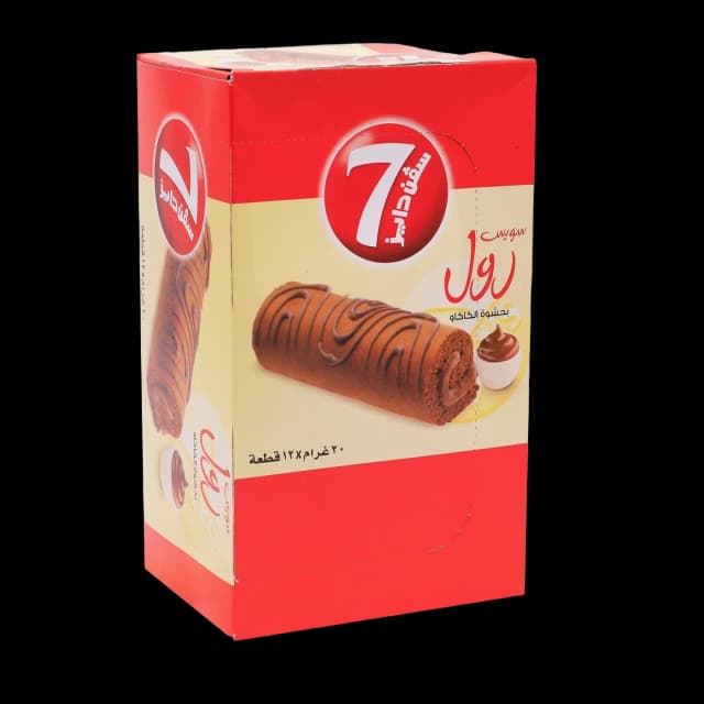 كيك رول صغير 7 دايز بالكاكاو 20 جم
