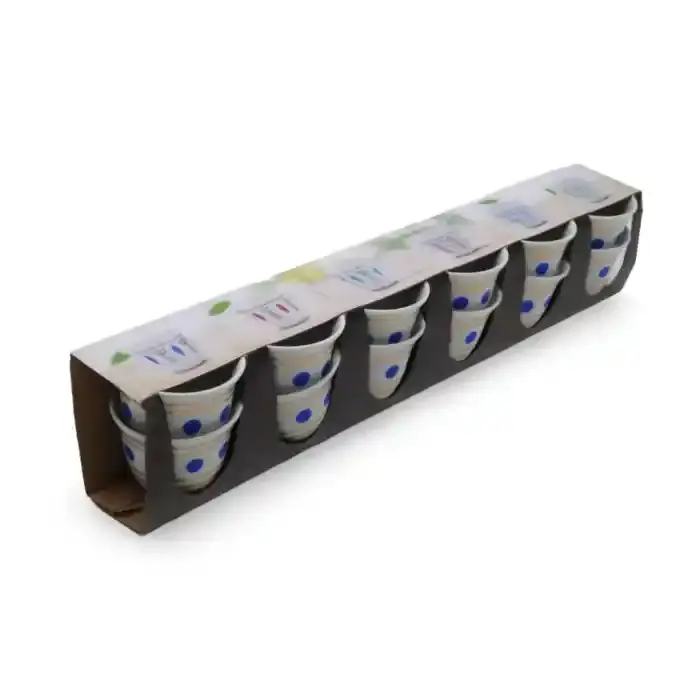 Al Rahal Ceramic Cawa Cup Set 12-Piece Blue 6448