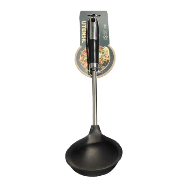 Home Pro Black Handle Ladle