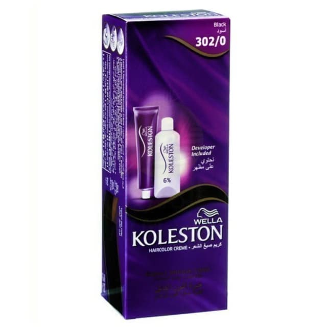 Koleston Intense Black 302/0 Hair Color Kit