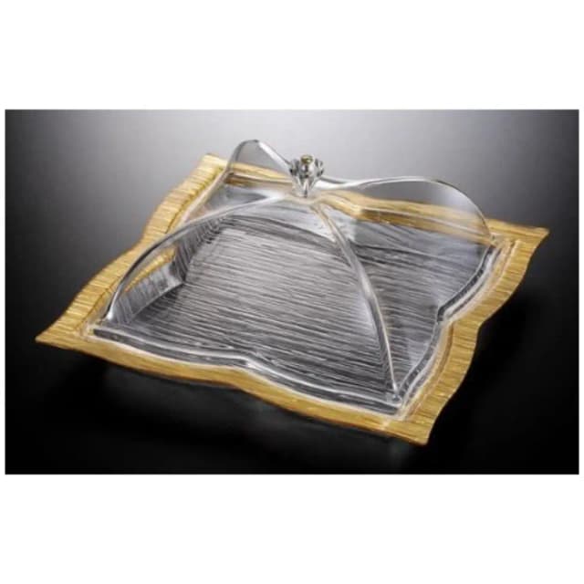 Vague Acrylic Dessert Serving Set 35 cm