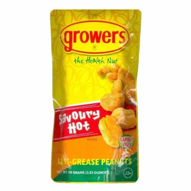 Growers Snack Savory Hot 80g