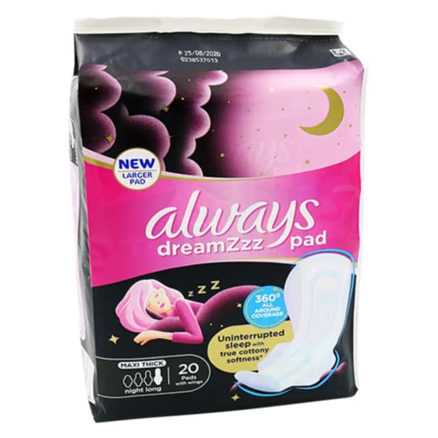 ALWAYS DREAMZZZ NW PADS 2X10