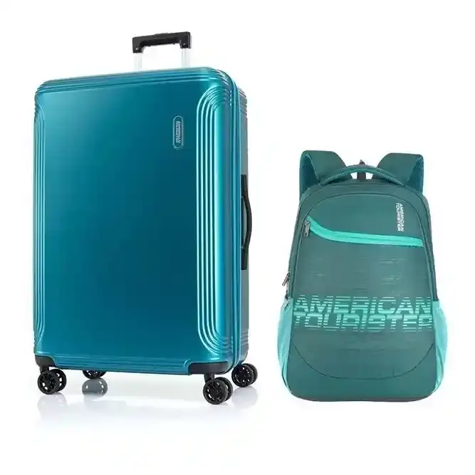 AT HYPEBEAT H. TROLLEY 55CM TEAL+BCKPACK