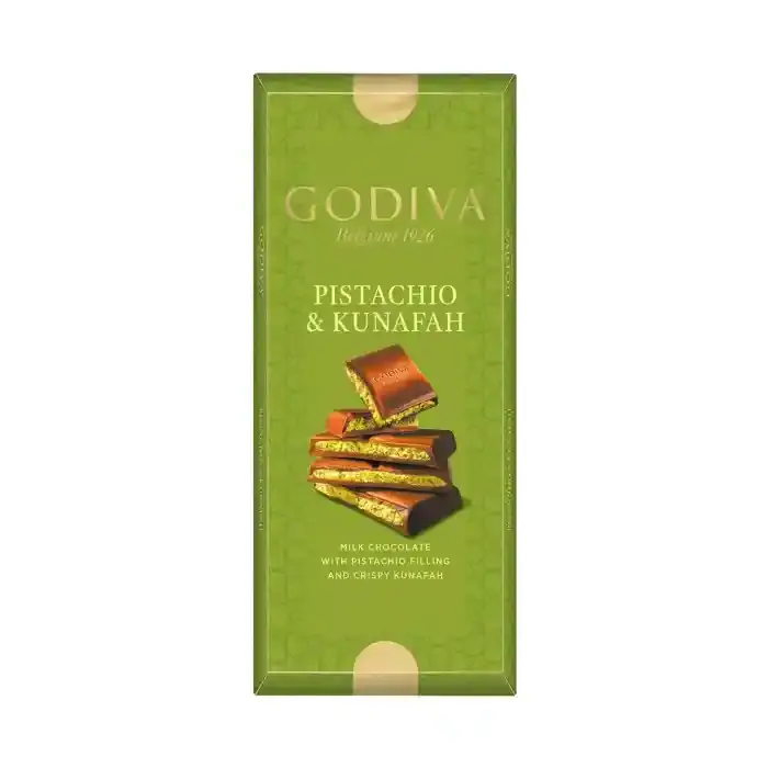 Godiva Dark Chocolate Pistachio & Kunafah Filling 122g