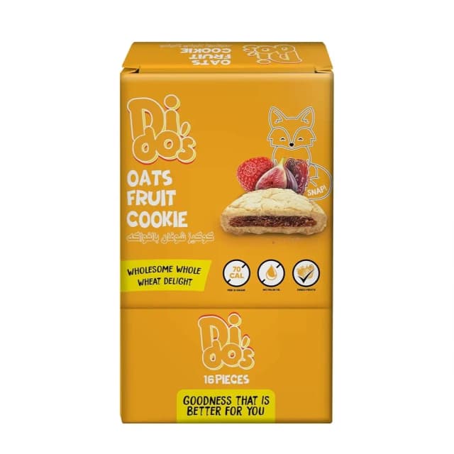 Dido's Fruit Cookie Oats 16gx16 Pieces