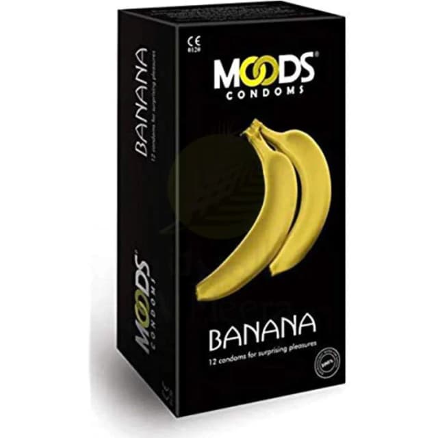 Moods Condoms Banana 12 Pcs