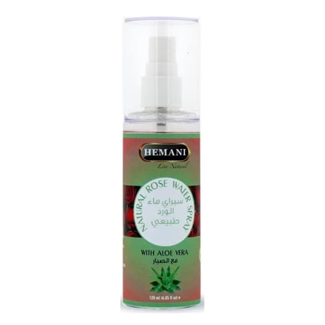 Hemani Rose Water Facial Spray Aloe 120 ml
