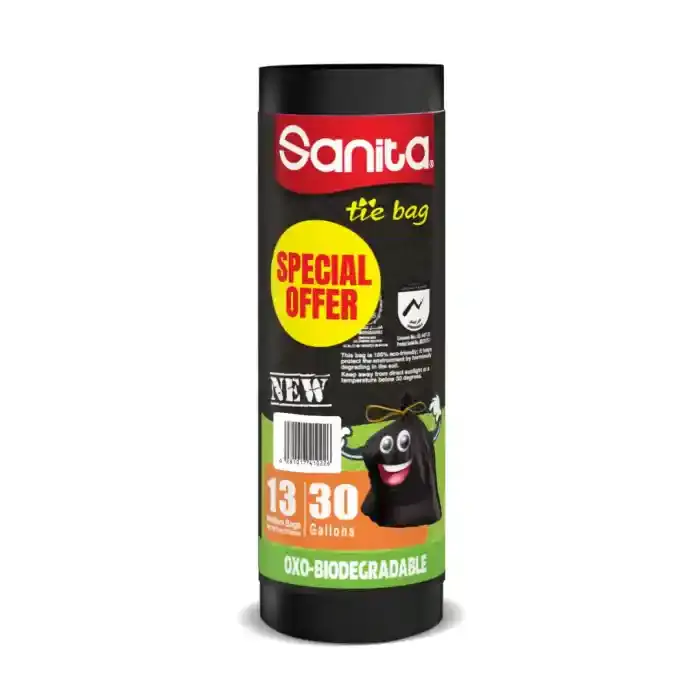 Sanita Tie Bag 30G 13 Bags 78x73cm