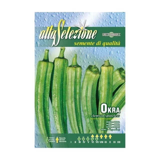 Alta Okra Seeds 9g