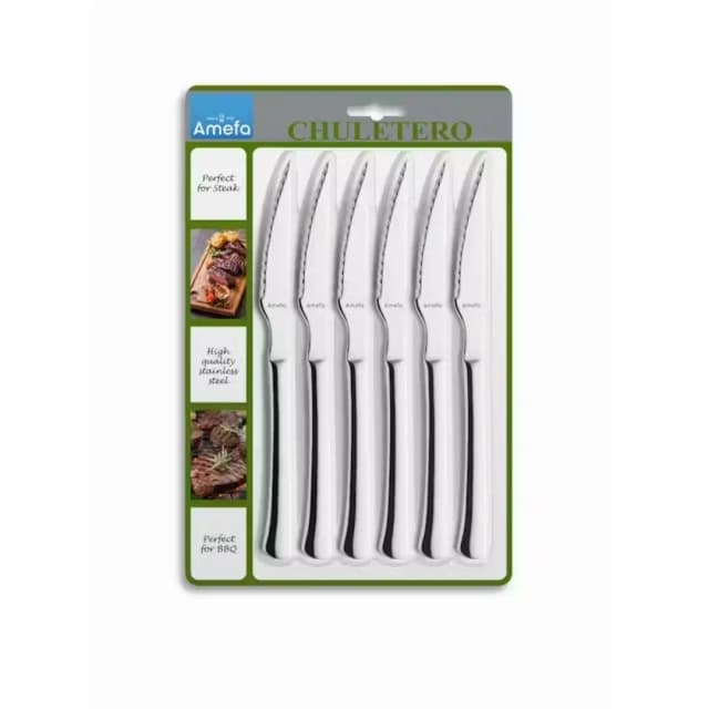 Amefa Steak Knives Set, 6 Pieces