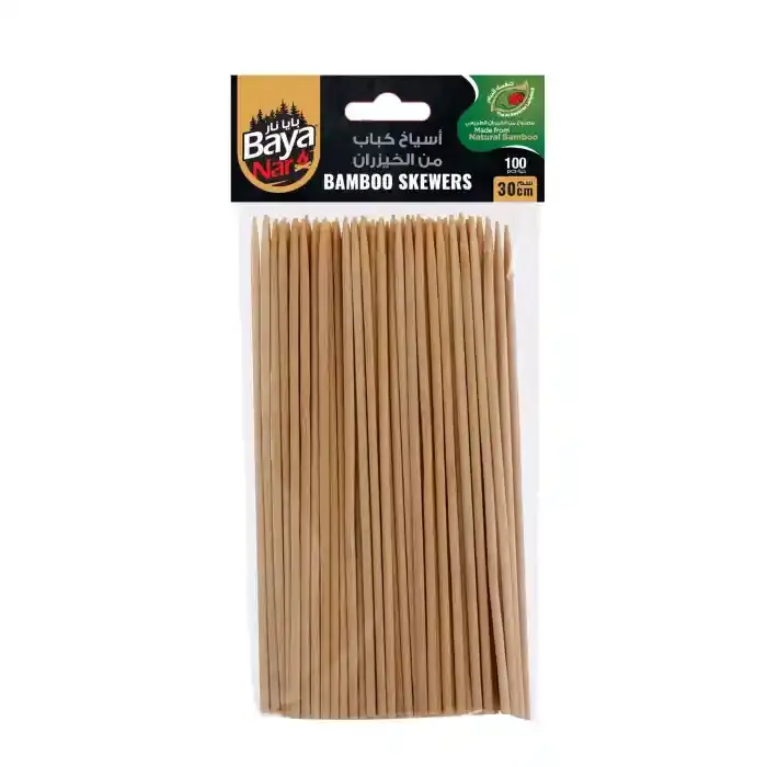 Fun Bamboo Skewer 30Cm 100Pcs 061Pbs30
