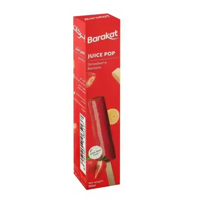 Barakat Juice Pop Strawberry Banana 50Ml