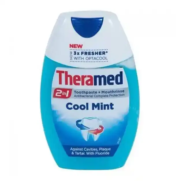 Theramed Cool Mint Toothpaste + Mounthwash 75 ml