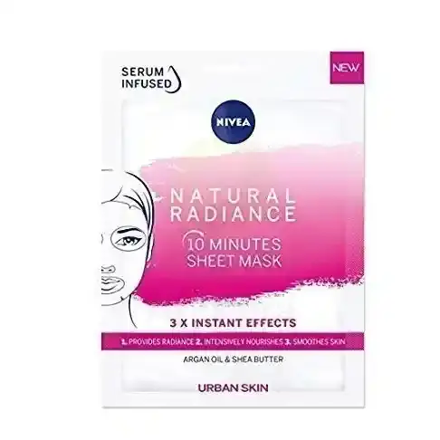 Nivea Urban Skin Radiance Face Sheet Mask Argan Oil & Shea Butter 1 Mask