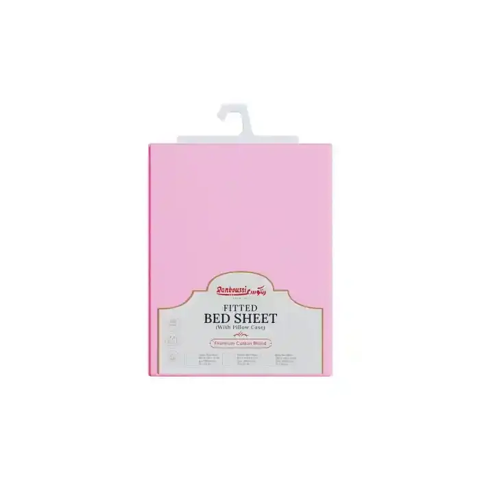 RANKO single FTD BEDSHET pink 100X200X251CM