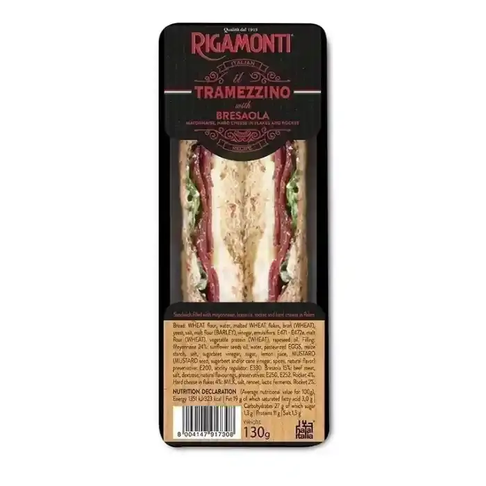 Rigamonti Tramezzino with Bresaola 130g