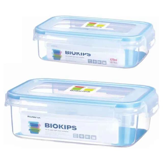 Komax Food Container 2 Pcs Set 670ml + 1100ml