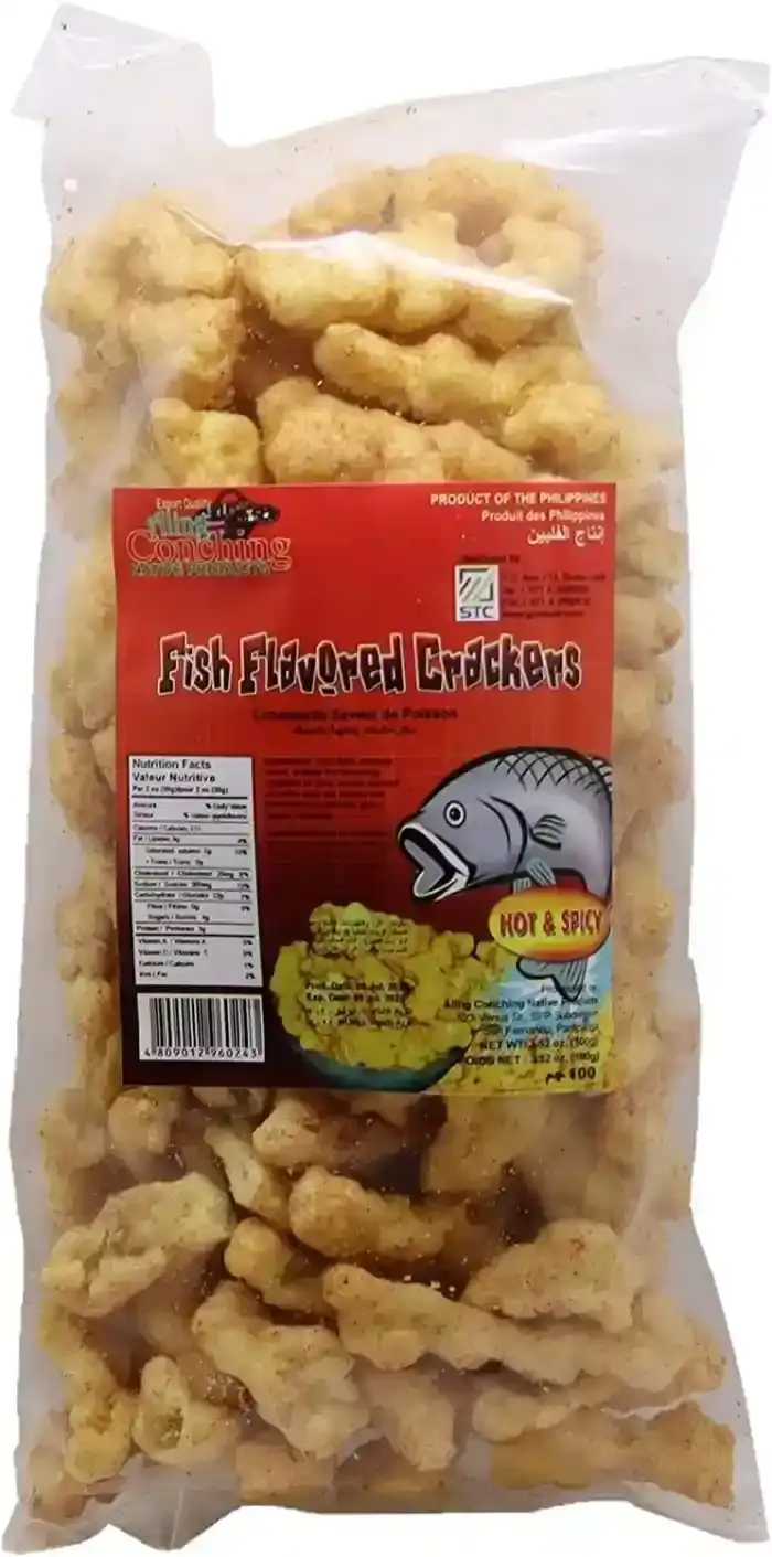 Aling Conching Hot & Spicy Fish Crackers 100g