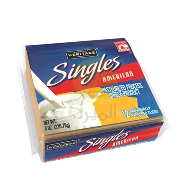 Heritage Cheese Singles Slices 227g