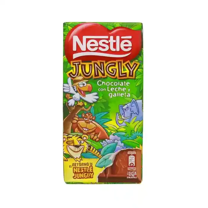 Nestle Jungly Milk Chocolate And Biscuit 125G