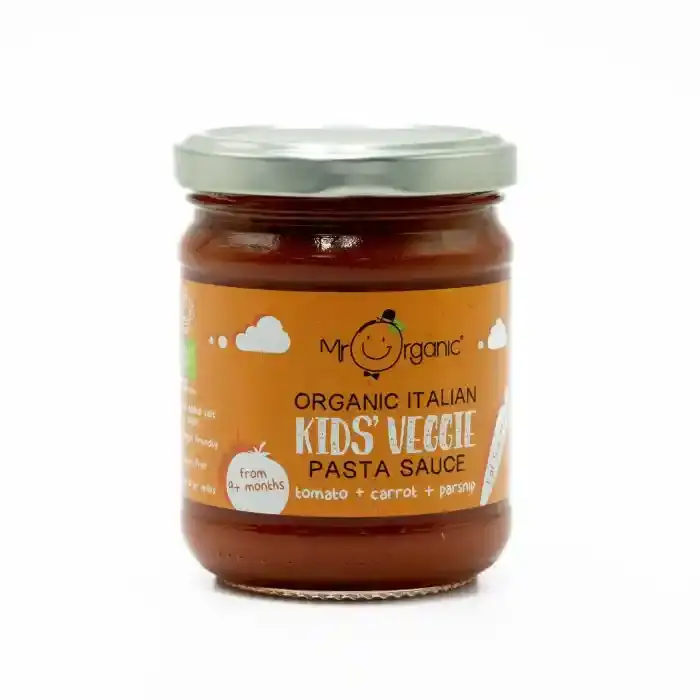 Mr. Organic Pasta Sauce Tomato Carrot Parsnip Veggie 200g