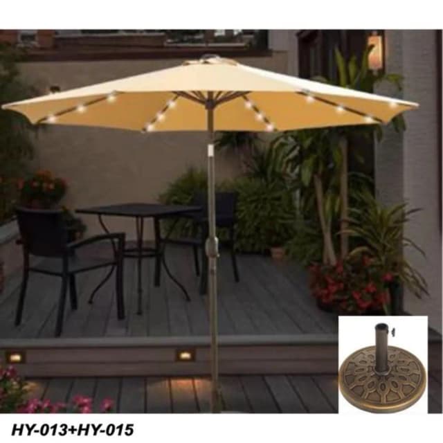 Fanar Umbrella with Stand 2.7m HY013