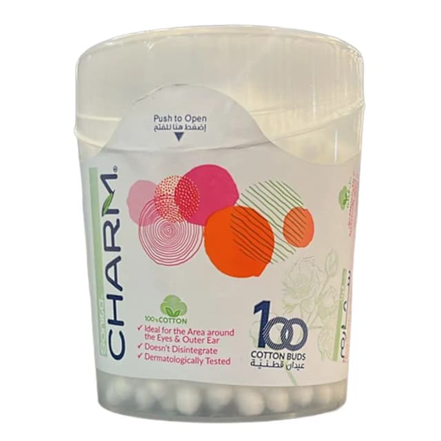 Charm Round Ear Buds 100 Pieces