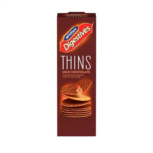 MCVITIES DIGESTIVE THIN MLK CHOCO 150G