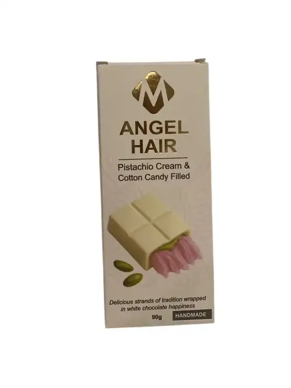 Angel Hair White Chocolate Pistachio & Cotton Candy 90g