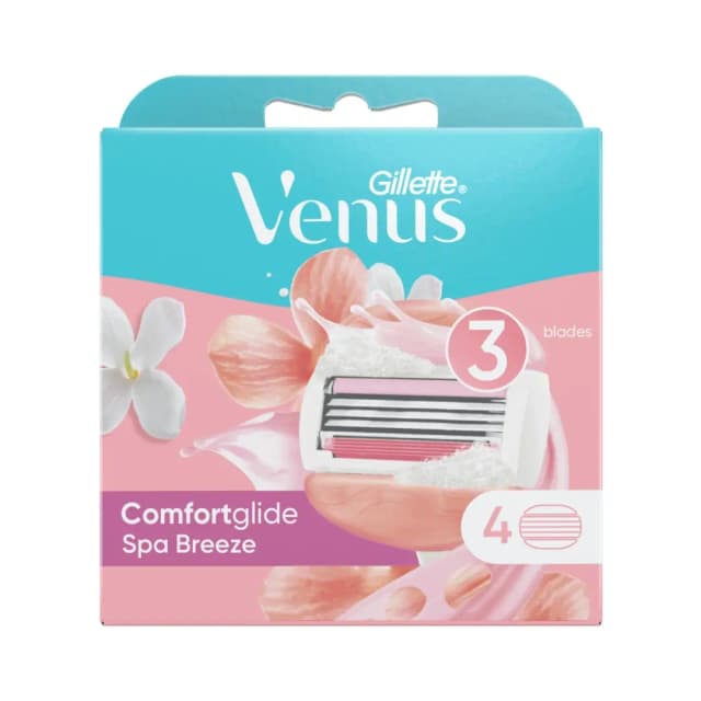 Gillette Venus Breeze Women's Razor Blade Refills 4 Pieces