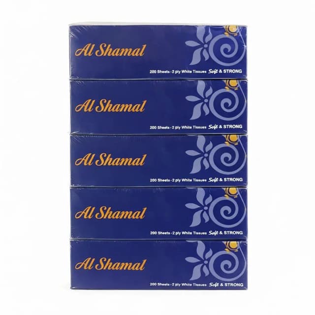 Al Shamal Eco Facl Tissue 2Ply 200Sht@Sp