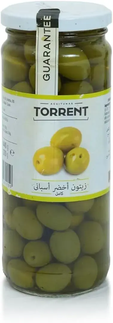 Torrent Spanish Plain Green Olives 440g