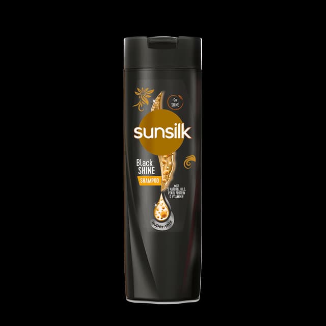 Sunsilk Shampoo Black Shine, 185ml