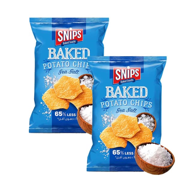 Snips Potato Chips Salt 150gx2 Special Price