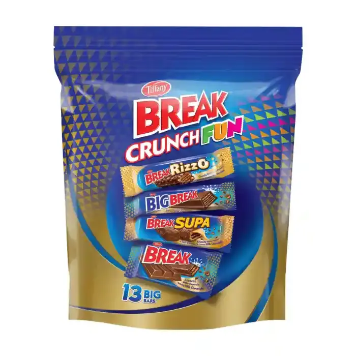 Tiffany Break Crunch Fun Assorted Wafers 13 Pcs 313.5g