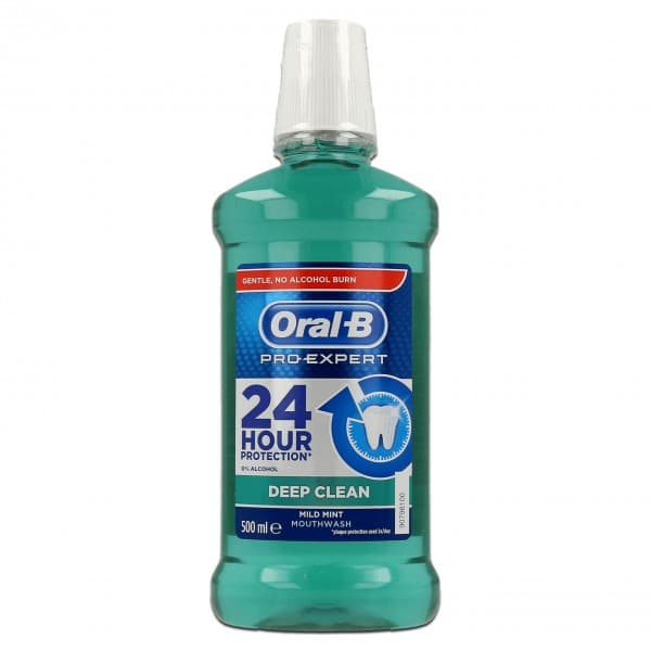 ORAL-B MOUTHWASH DEEP CLEAN MILD MINT 500 ML