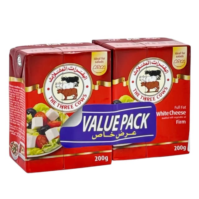 3COW FETA CHEESE 2X200GM
