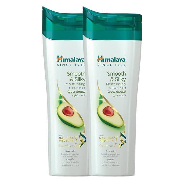 HIMALAYA SMOOTH & SILKY SHAMPOO 2*400ML