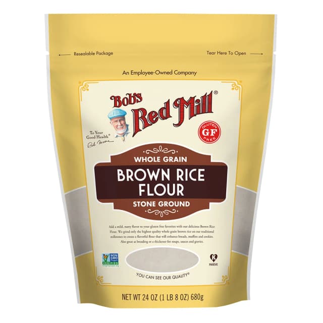BRM GF RICE FLOUR BROWN (680GMS)