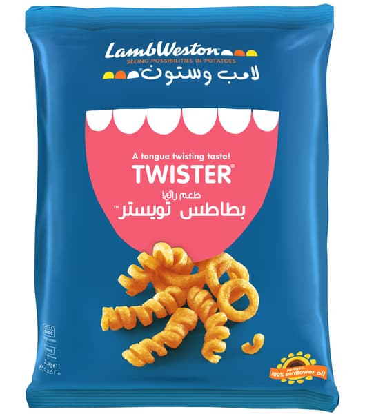 LAMB WESTON TWISTER FRIES 2.5KG