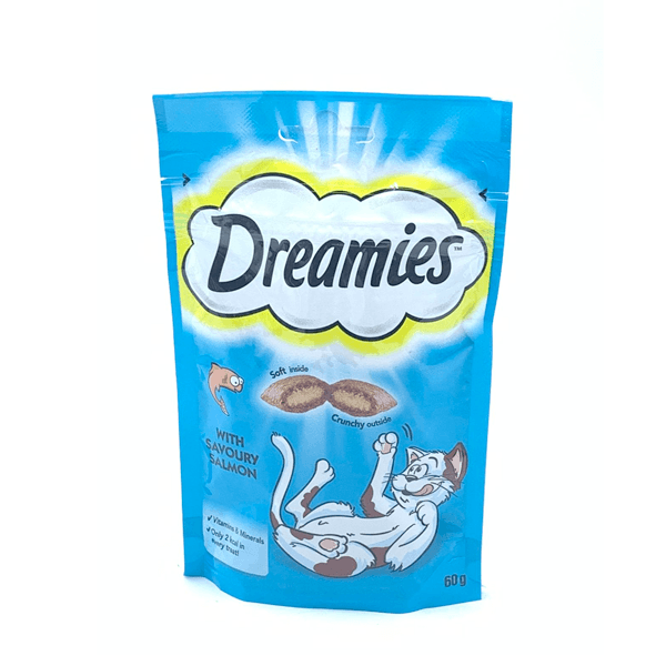 DREAMIES TREAT WITH SALVOURY SALMON 60 GM